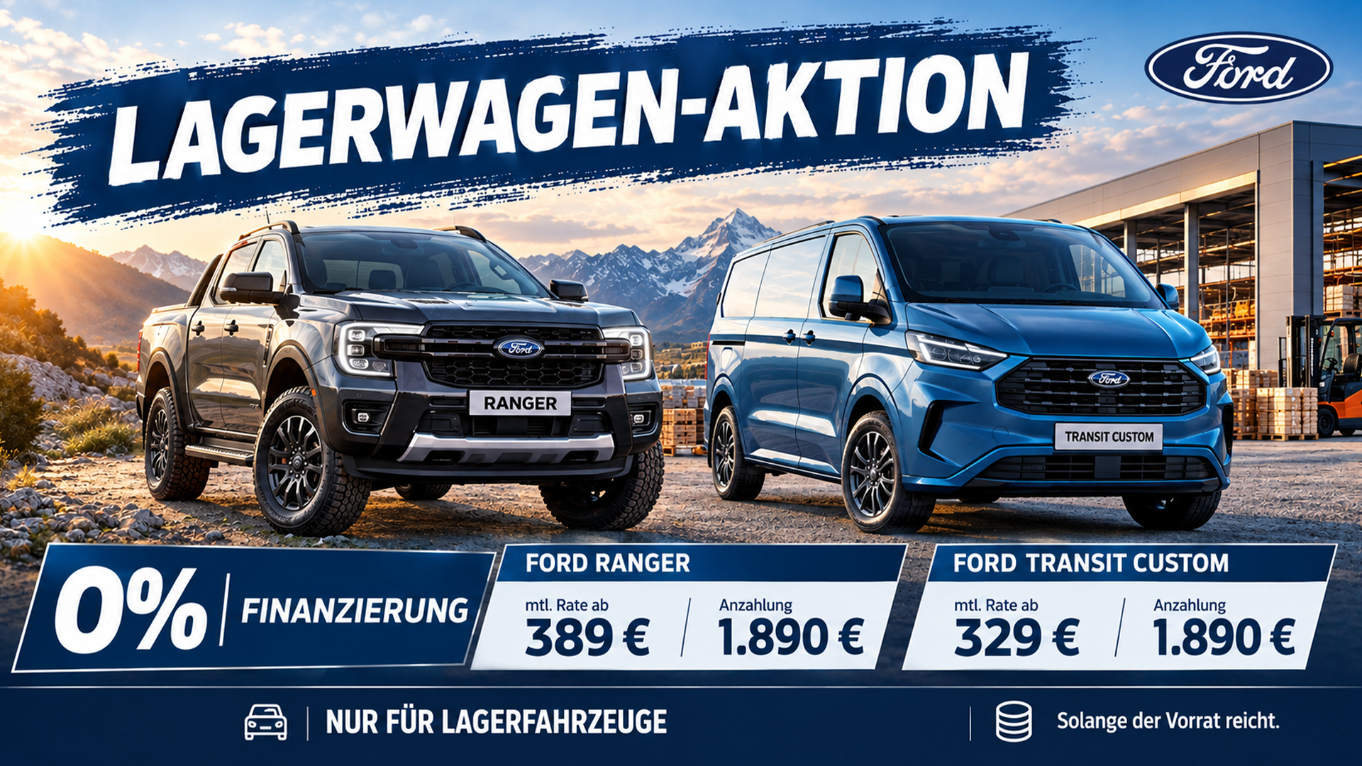 Ford Lagerwagen Aktion